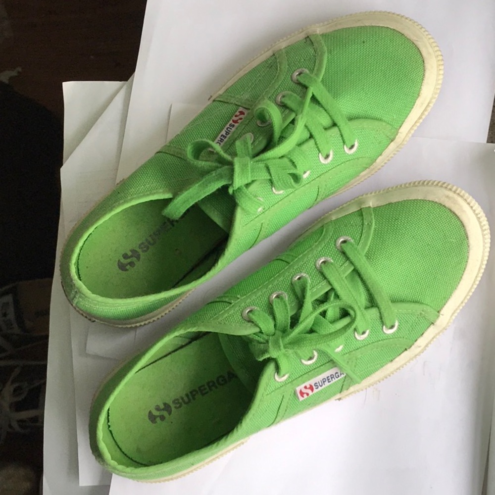 Superga green 38